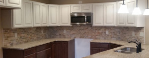 Natural Granite kitchen at Blue Coral Stoneworks in Greenville, SC